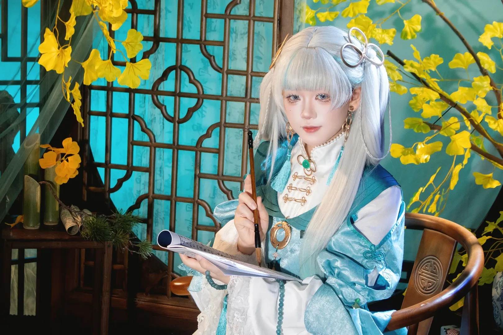 鸣潮, 今汐cos, 绮梦幻影, cosplay摄影, 国风正片 - 第9张