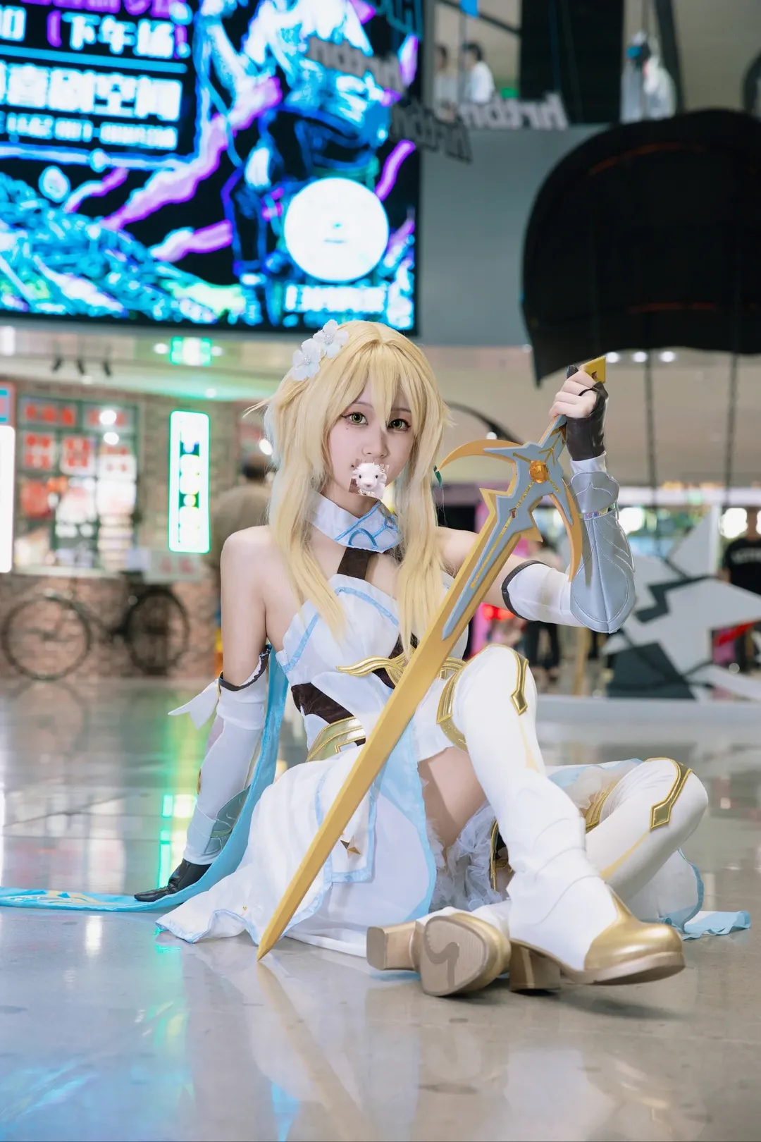 原神, 荧cos, 漫展摄影, cosplay场照, 旅行者cos - 第5张