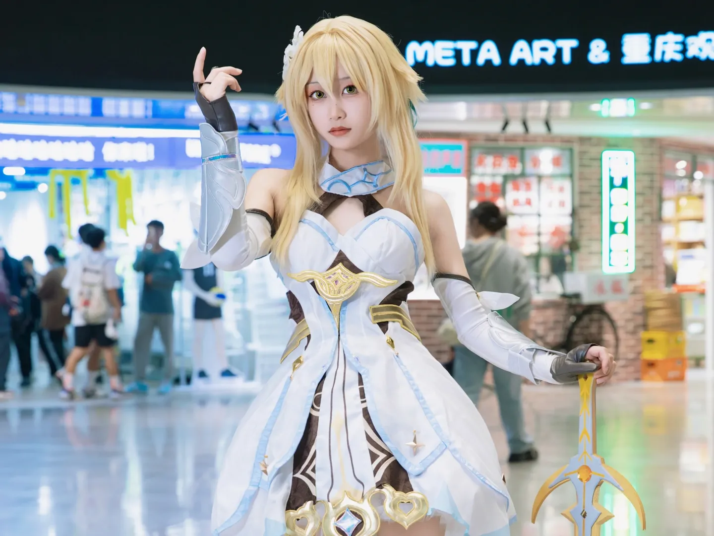 原神, 荧cos, 漫展摄影, cosplay场照, 旅行者cos - 第6张