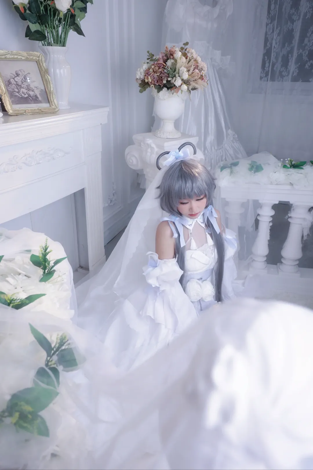 二次元摄影, 洛天依cos, 洛天依, 花嫁cos, Cosplay正片 - 第1张