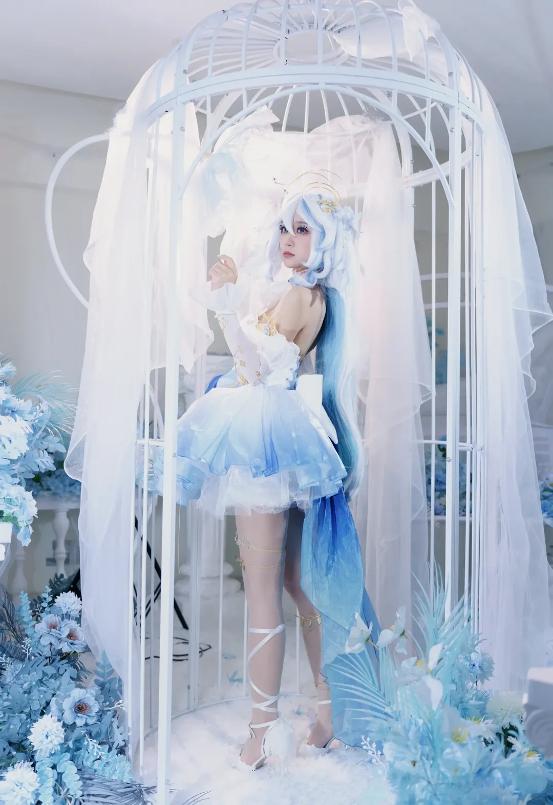 原神, cosplay, 芙卡洛斯cos, 圣音同人, 笼中雀 - 第4张