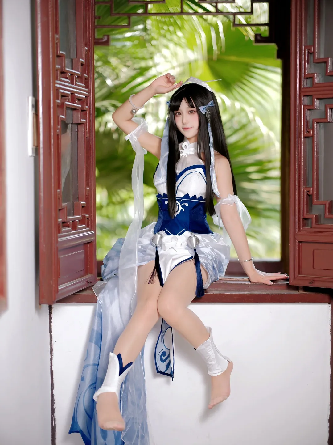 王者荣耀, 西施cos, 喵屋小铺, 园博园, 国风cosplay - 第1张