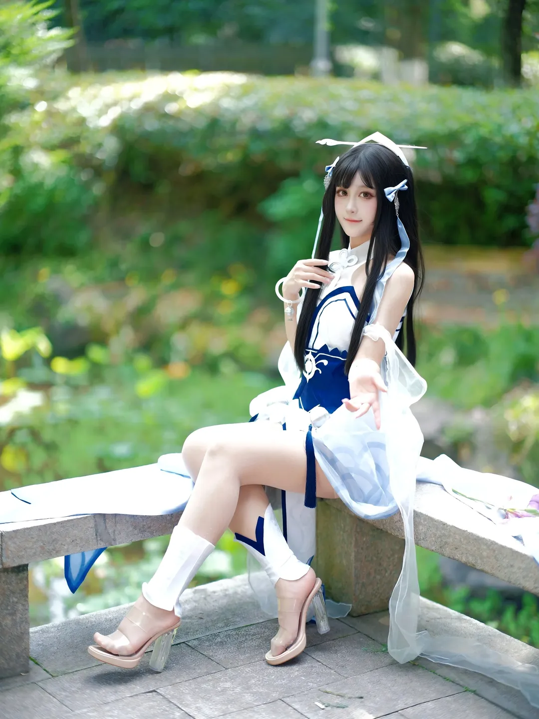 王者荣耀, 西施cos, 喵屋小铺, 园博园, 国风cosplay