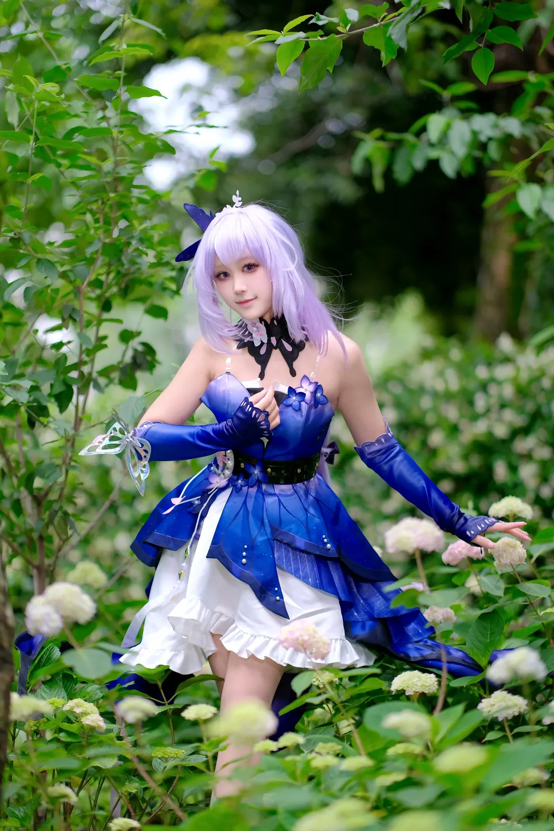 崩坏星穹铁道, 户外摄影, 二次元cosplay, 遐蝶cos, 幽梦翩跹 - 第1张