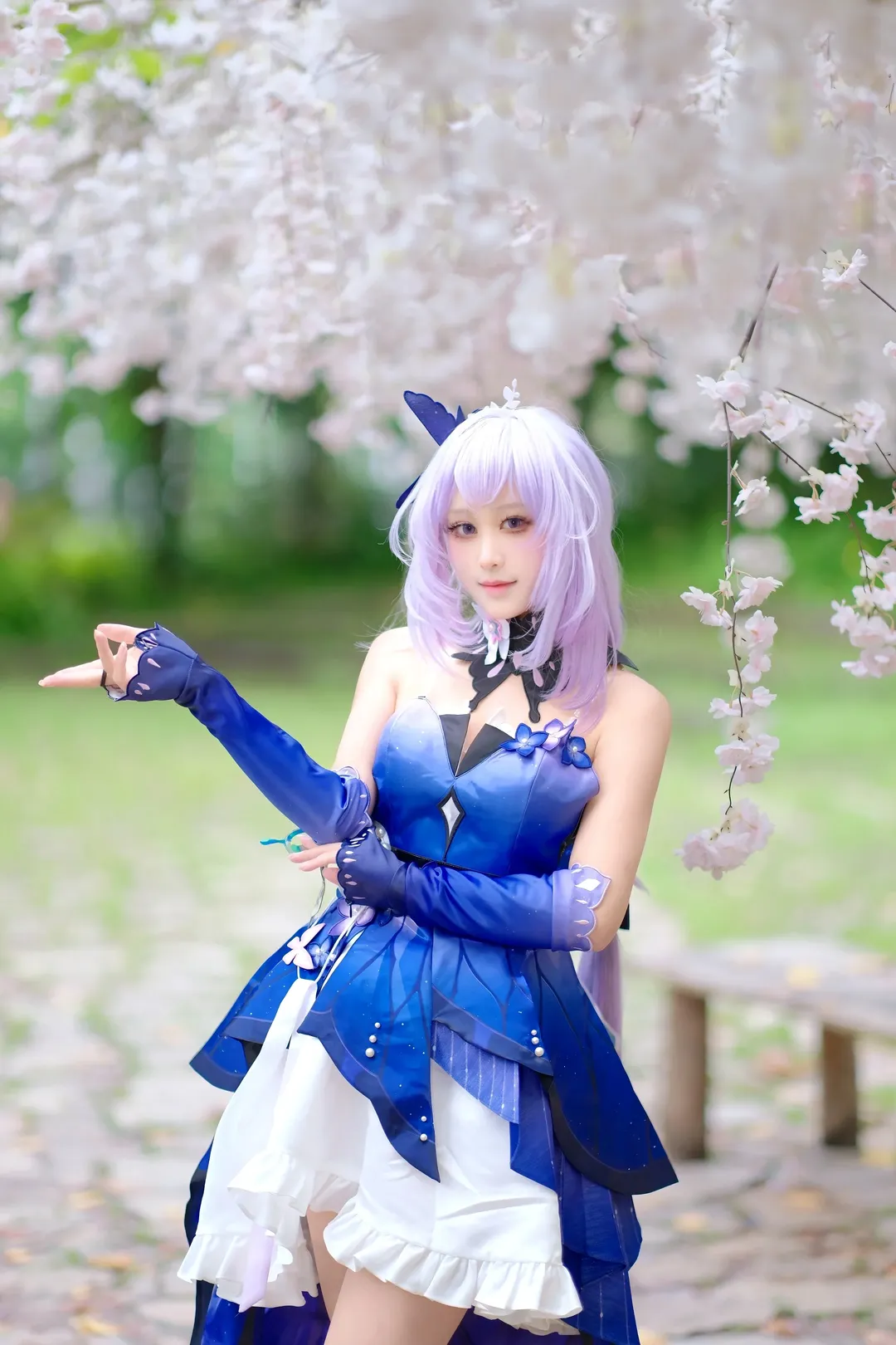 崩坏星穹铁道, 户外摄影, 二次元cosplay, 遐蝶cos, 幽梦翩跹 - 第3张