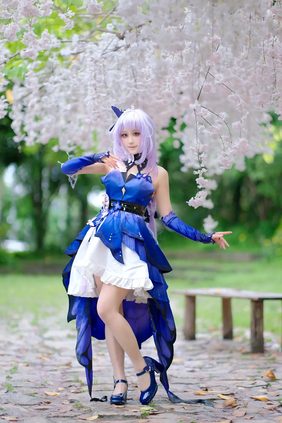 崩坏星穹铁道, 户外摄影, 二次元cosplay, 遐蝶cos, 幽梦翩跹 - 第6张