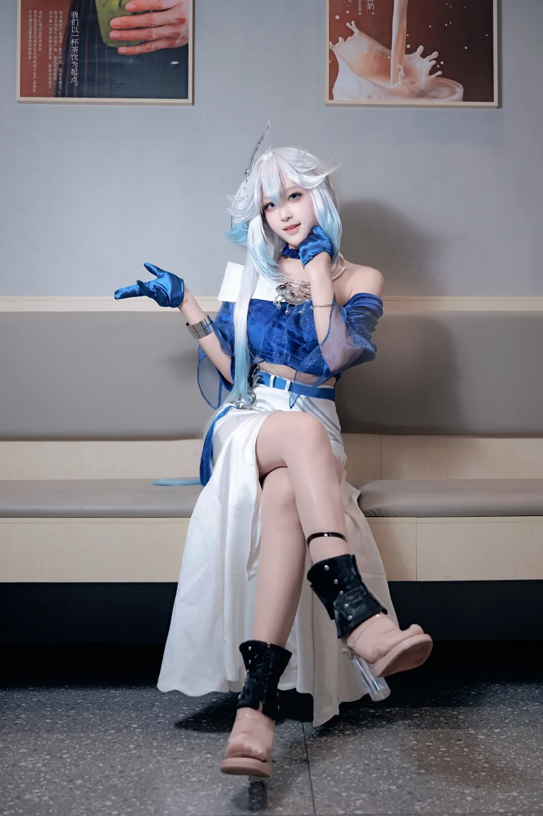崩坏星穹铁道, 爻光cos, 茶百道联动, cosplay日常, 二次元外拍 - 第2张