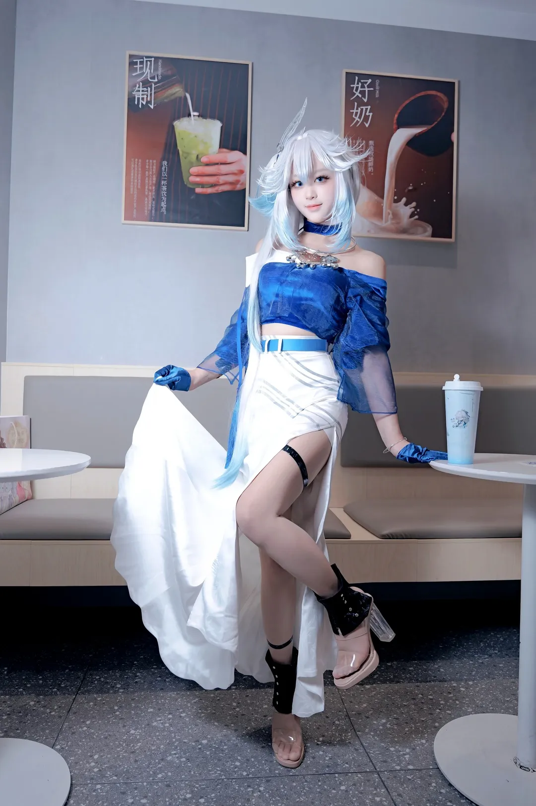 崩坏星穹铁道, 爻光cos, 茶百道联动, cosplay日常, 二次元外拍 - 第5张