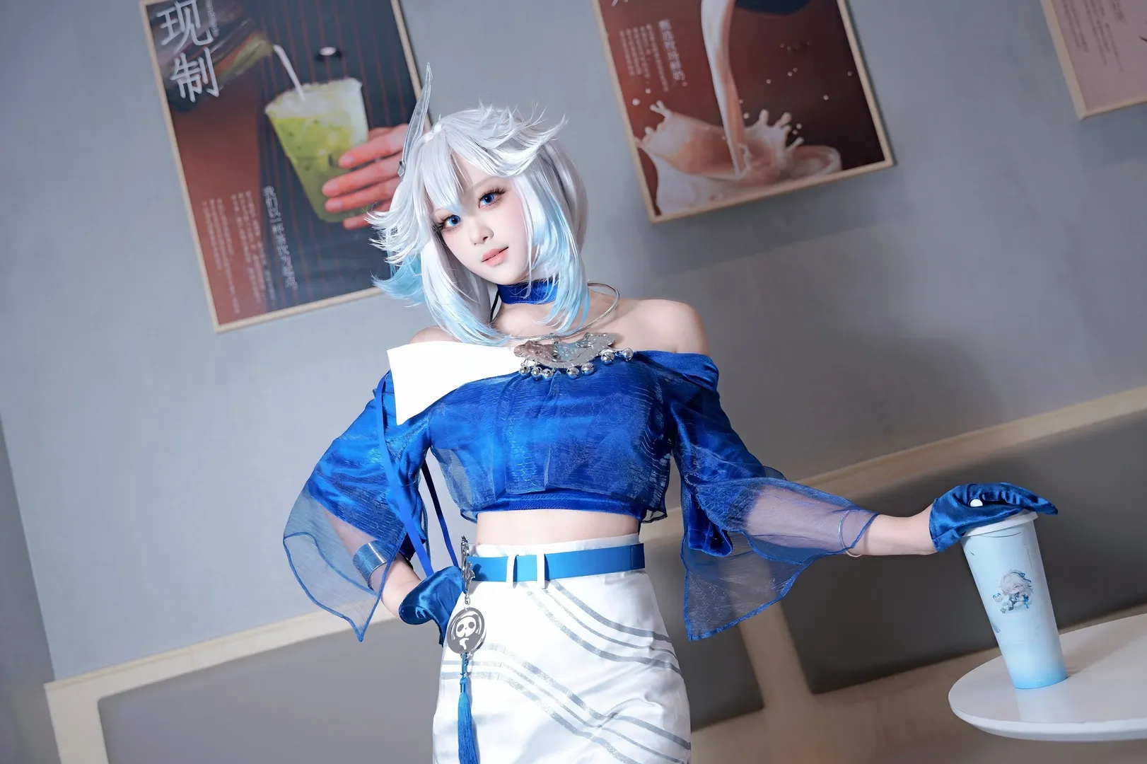 崩坏星穹铁道, 爻光cos, 茶百道联动, cosplay日常, 二次元外拍 - 第8张