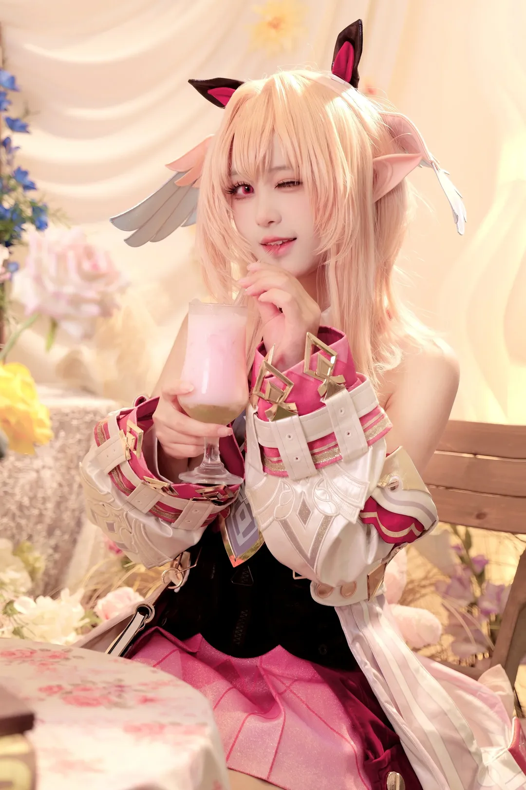 原神, 莉奈娅cos, 二次元穿搭, 漫囧cos, 小精灵 - 第1张