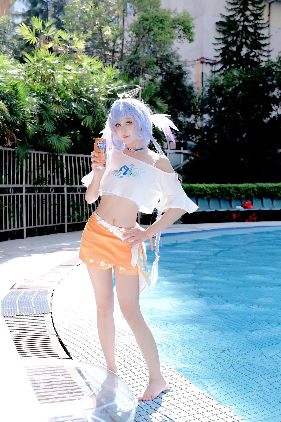 崩壊：スターレイル, ロビン コスプレ, 水着コスプレ, 重慶二次元撮影, 夏の涼しげコーデ - 2枚目