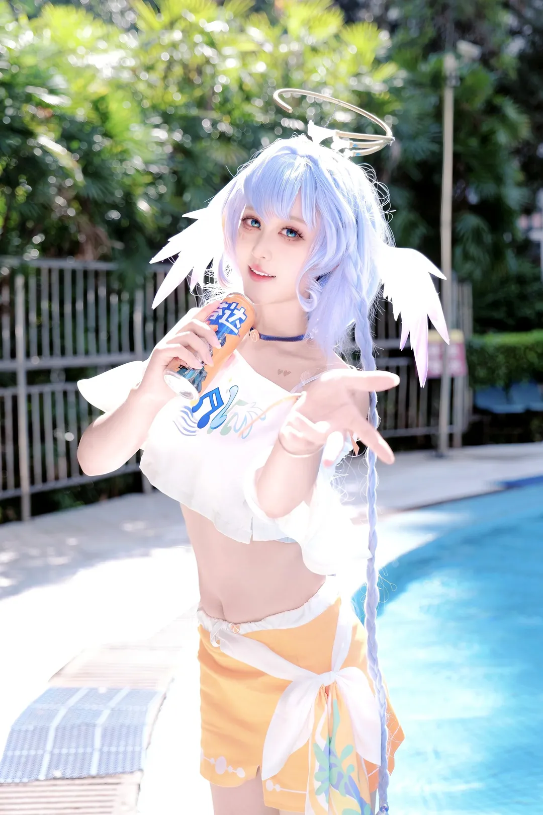 崩壊：スターレイル, ロビン コスプレ, 水着コスプレ, 重慶二次元撮影, 夏の涼しげコーデ - 3枚目