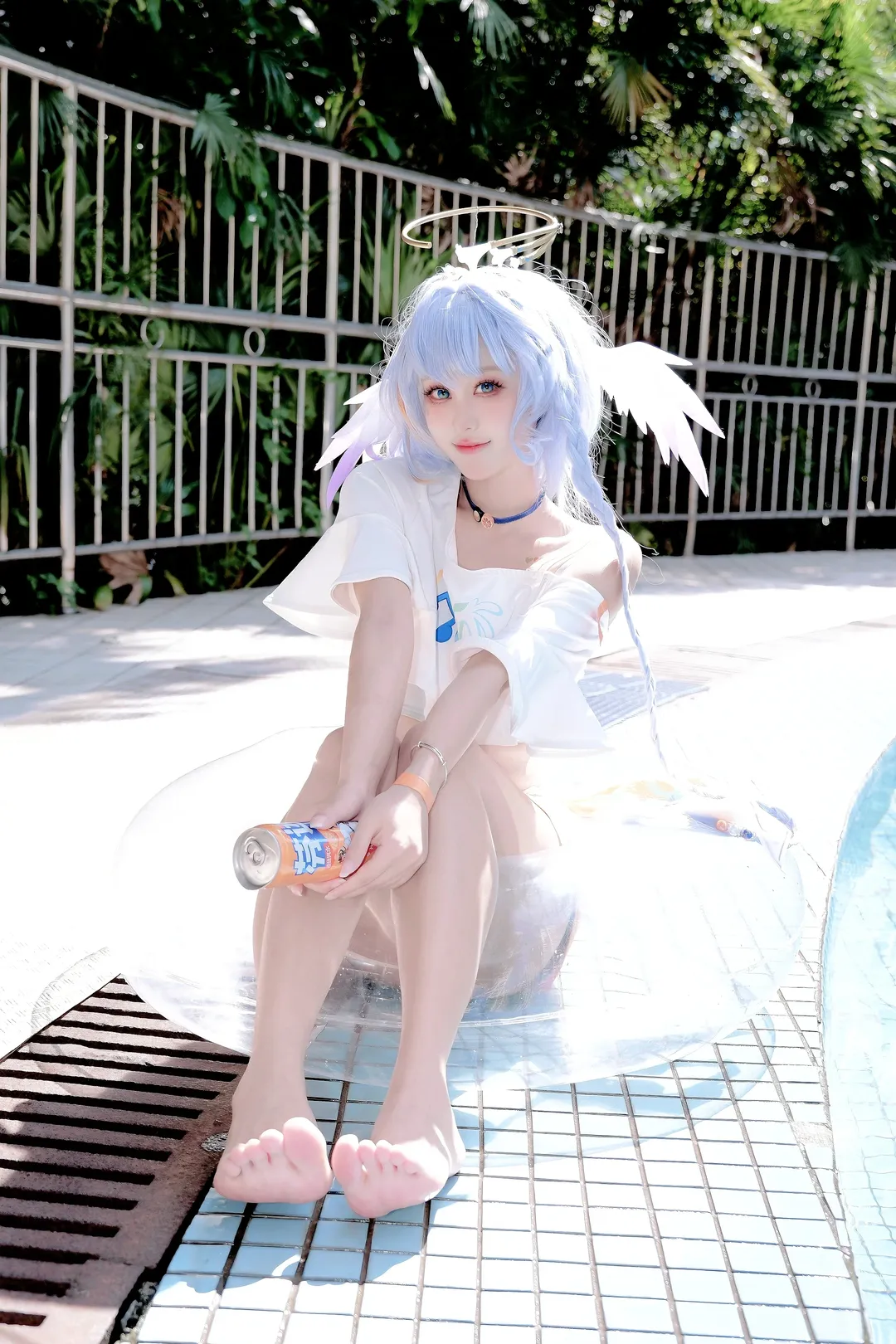 崩壊：スターレイル, ロビン コスプレ, 水着コスプレ, 重慶二次元撮影, 夏の涼しげコーデ - 4枚目