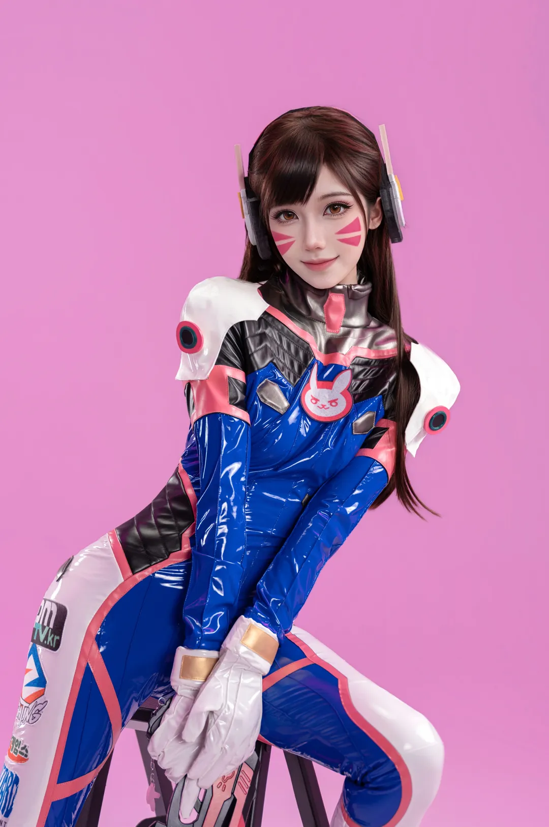 Overwatch, Casual cosplay, D.Va cosplay, Studio photoshoot photos, Frame Arms Girl