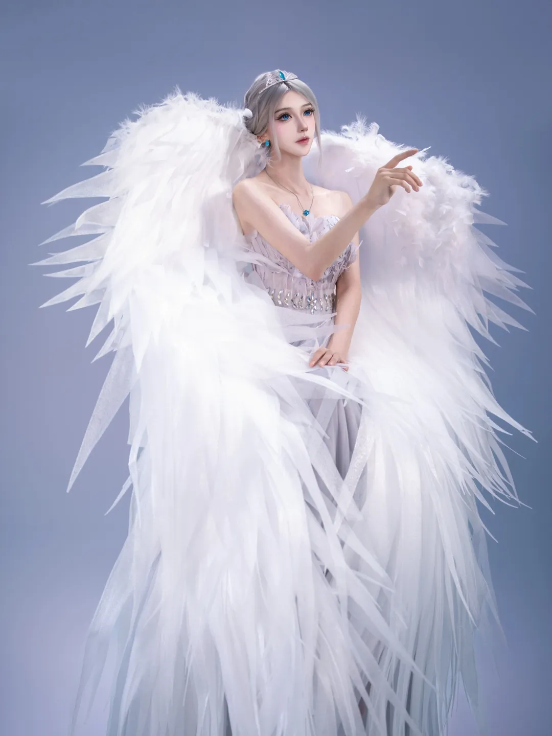 Convention photos, Cosplay photography, White background photography, Hai Qinyan cosplay, Ghost Blade