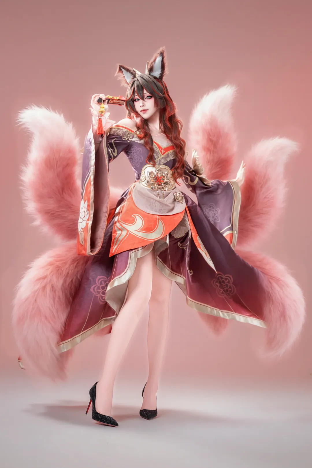 忘归人cos, 崩坏星穹铁道, 角色扮演摄影, 狐系cosplay, 白棚棚拍 - 第1张
