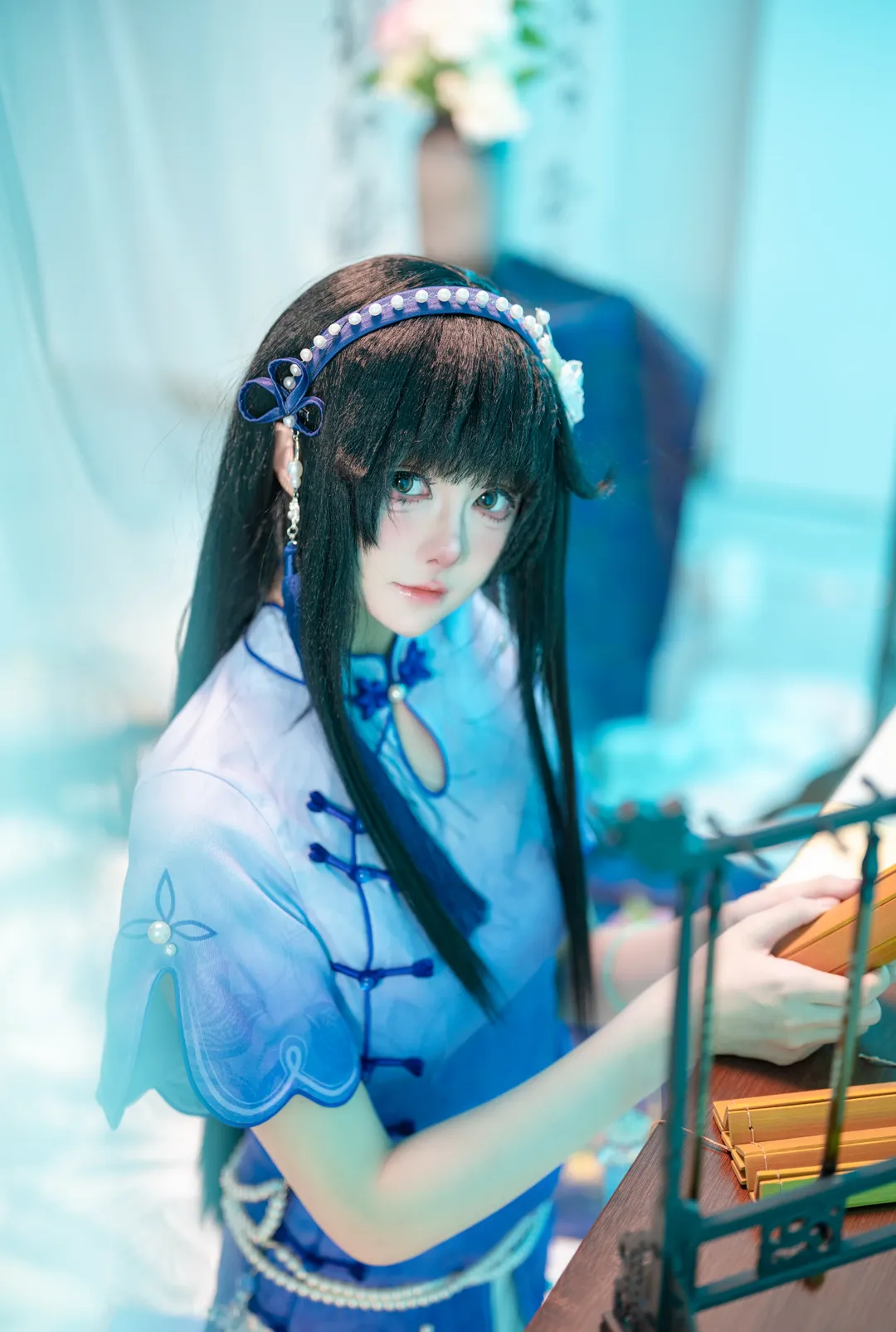 王者荣耀, 古风cosplay, cos摄影, 西施cos, 实景棚拍