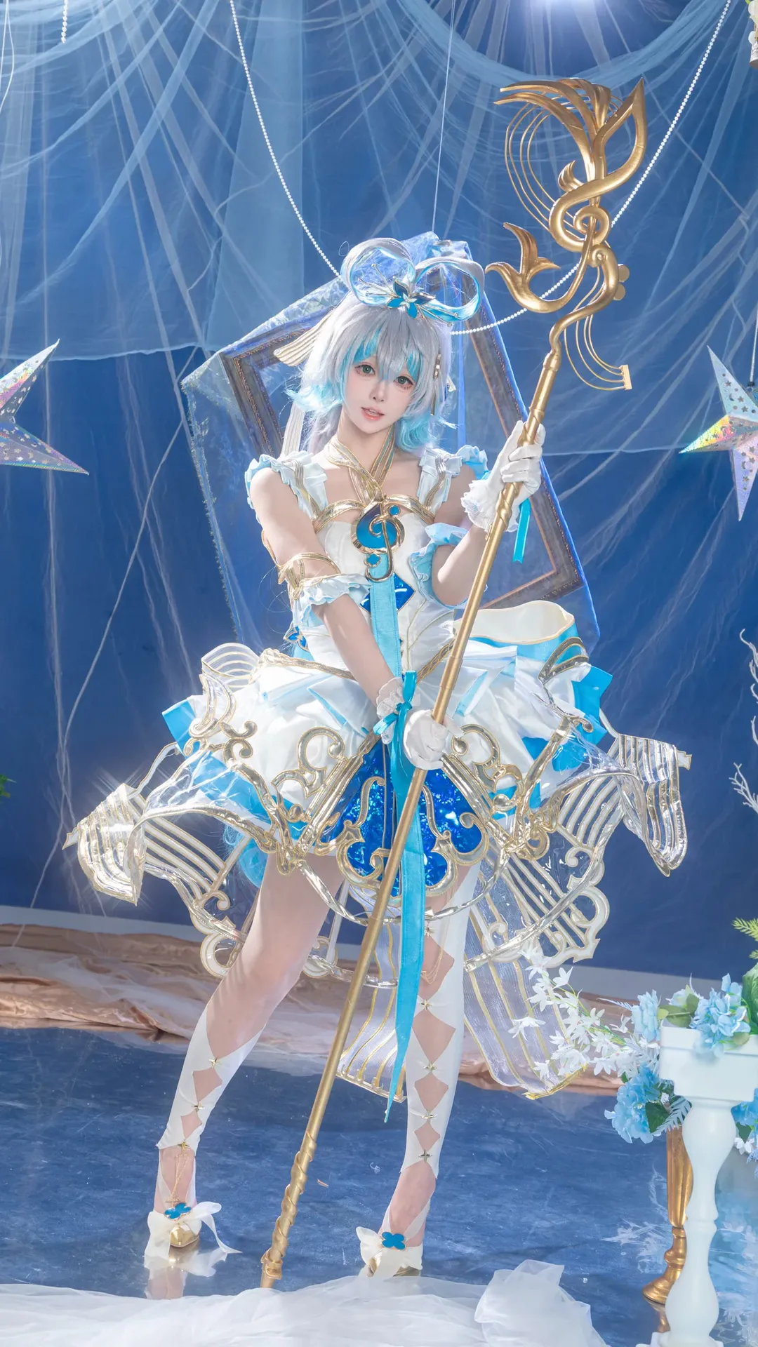 二次元撮影, 洛天依 コスプレ, 流光の協奏, スタジオ撮影, 夢幻系コスプレ