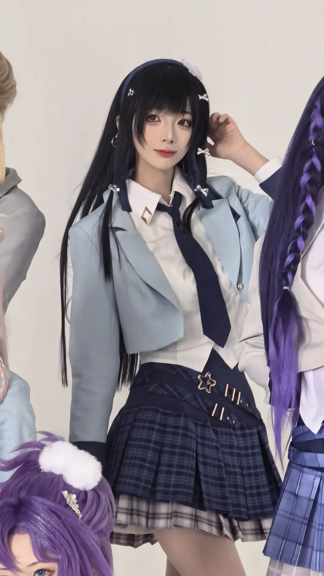 王者荣耀, 西施cos, 闪光计划, coser日常, 学院风制服