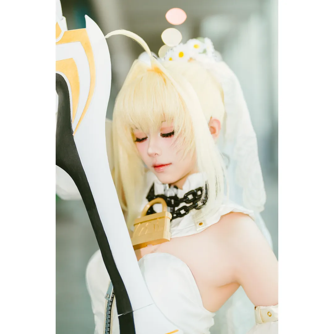 Fate/Grand Order, 漫展返图, 萤火虫漫展, cosplay摄影, 尼禄花嫁cos - 第1张
