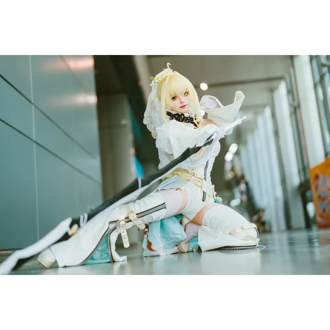Fate/Grand Order, 漫展返图, 萤火虫漫展, cosplay摄影, 尼禄花嫁cos