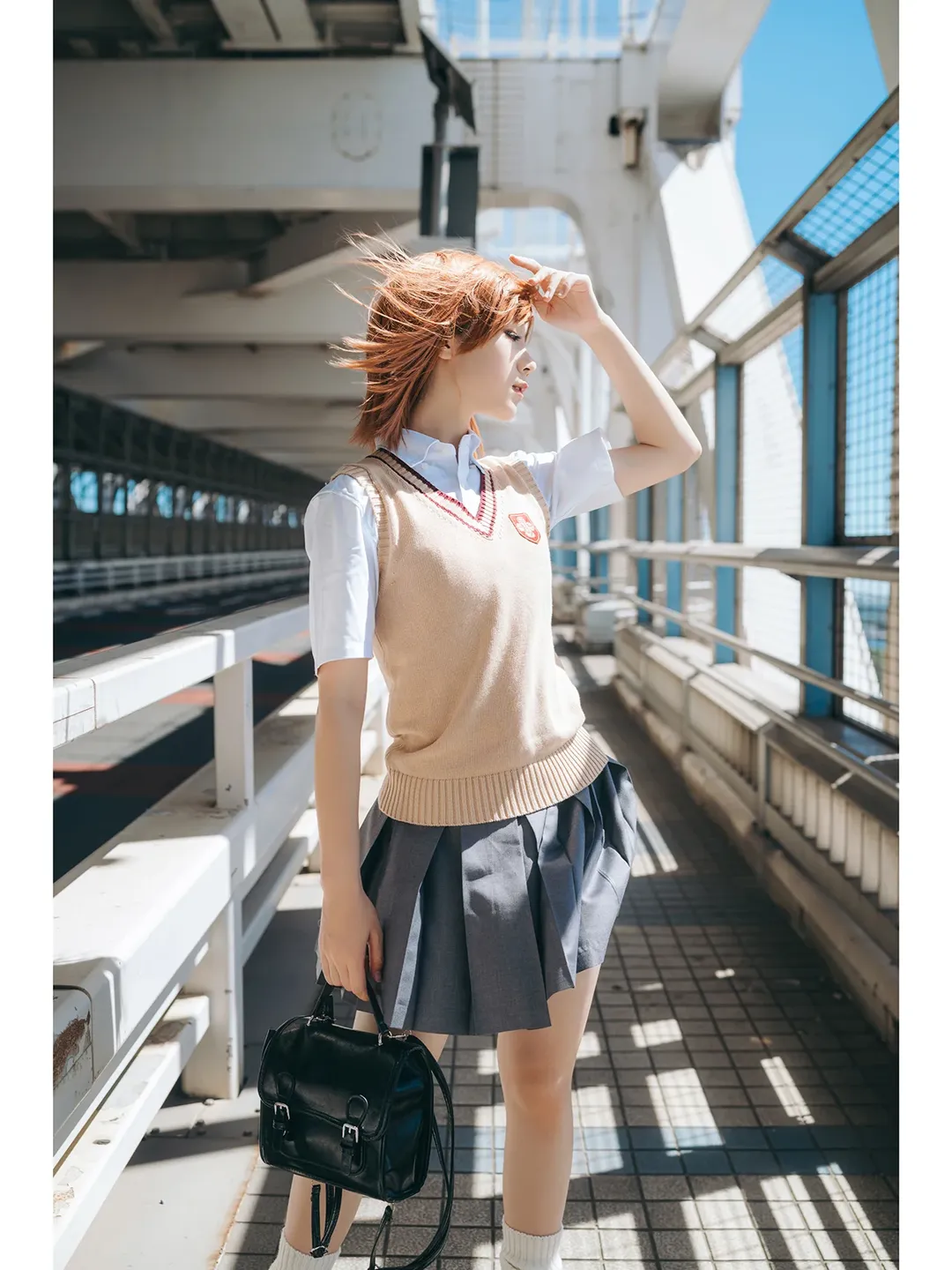 人像摄影, 某科学的超电磁炮, 御坂美琴cos, 街头写真, 二次元氛围 - 第11张