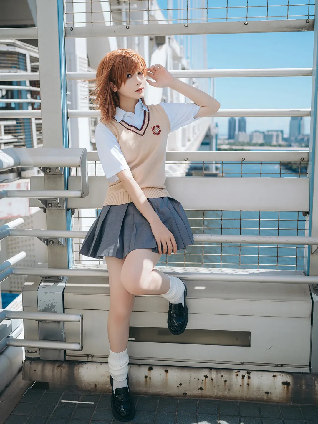 人像摄影, 某科学的超电磁炮, 御坂美琴cos, 街头写真, 二次元氛围 - 第14张