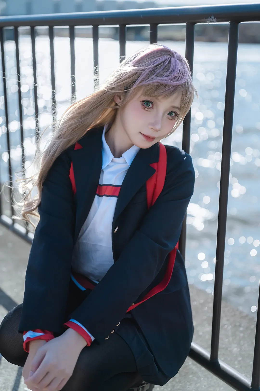 JK制服, ポートレート, コスプレ日常, 日本風スクールスタイル, 江戸川ロケ - 7枚目