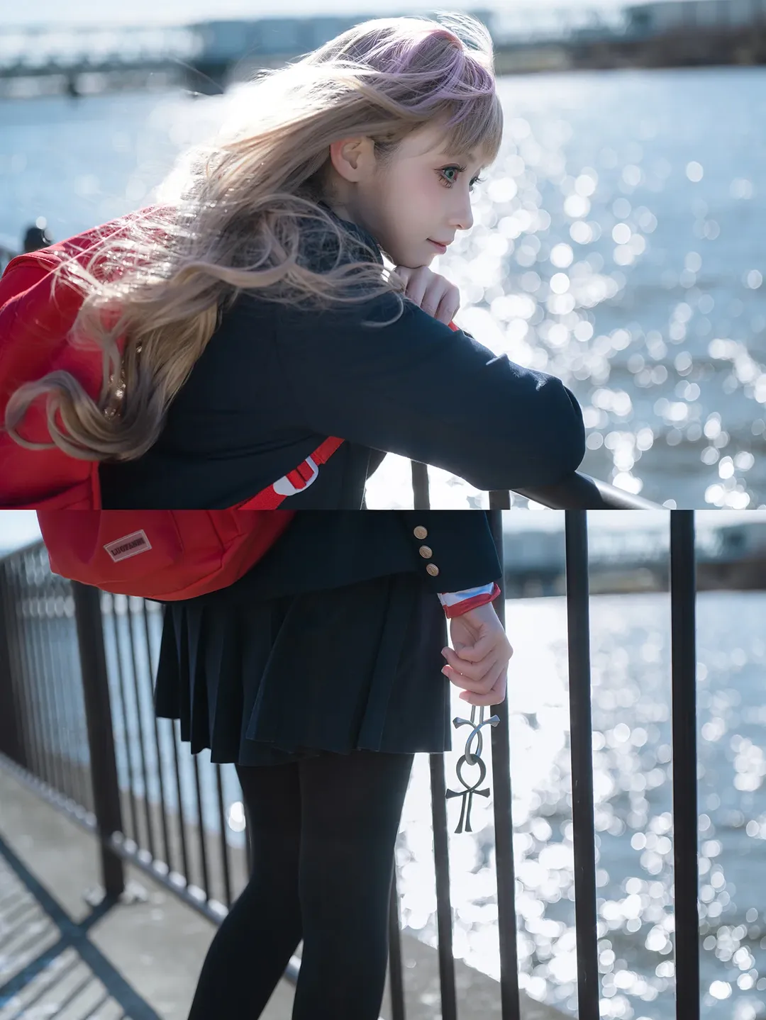 JK制服, ポートレート, コスプレ日常, 日本風スクールスタイル, 江戸川ロケ - 8枚目