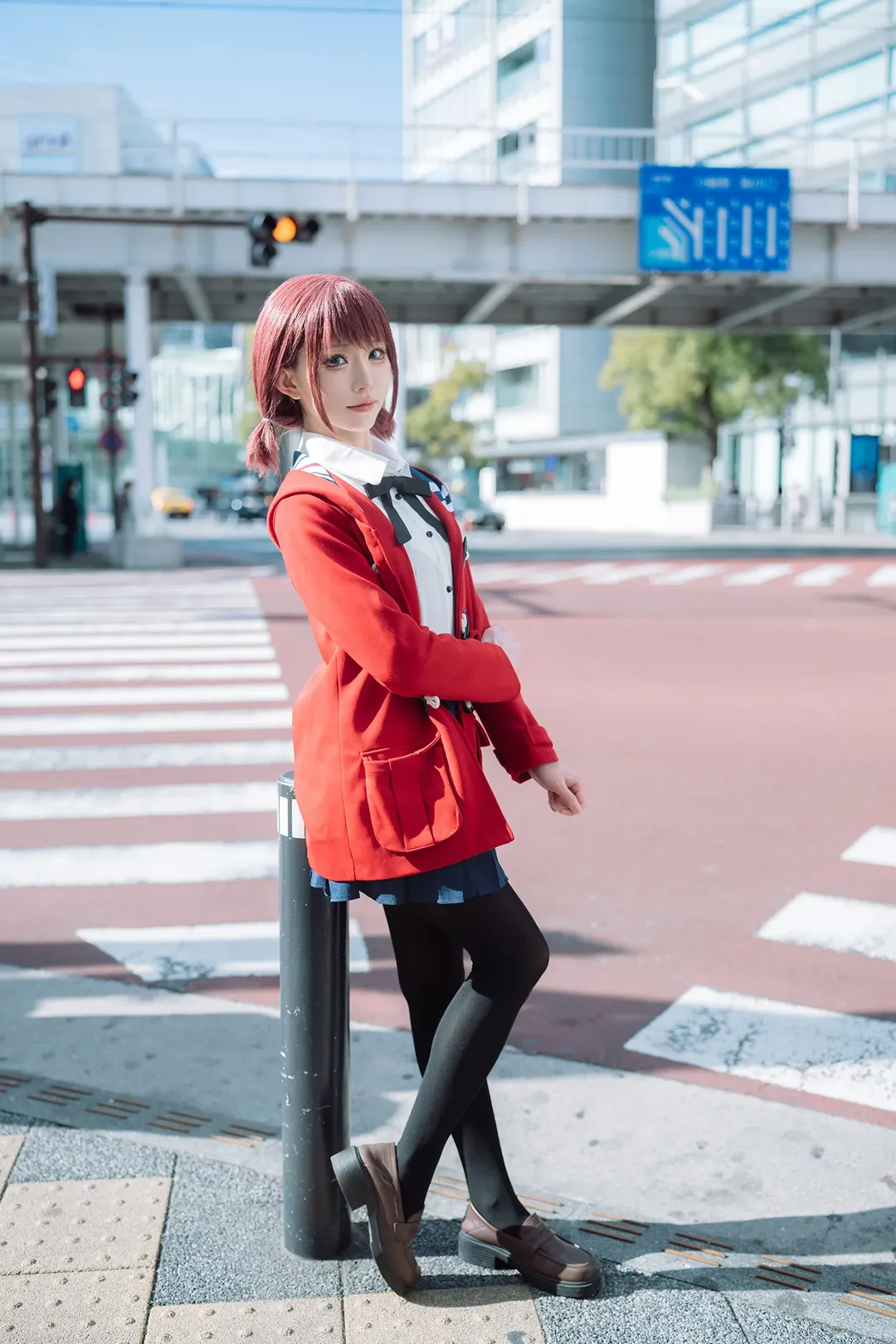 cosplay摄影, 哭泣少女乐队, 井芹仁菜cos, 川崎打卡, 日系街拍
