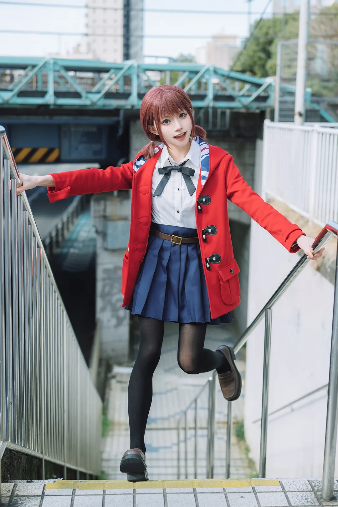 cosplay摄影, 哭泣少女乐队, 井芹仁菜cos, 川崎打卡, 日系街拍 - 第12张