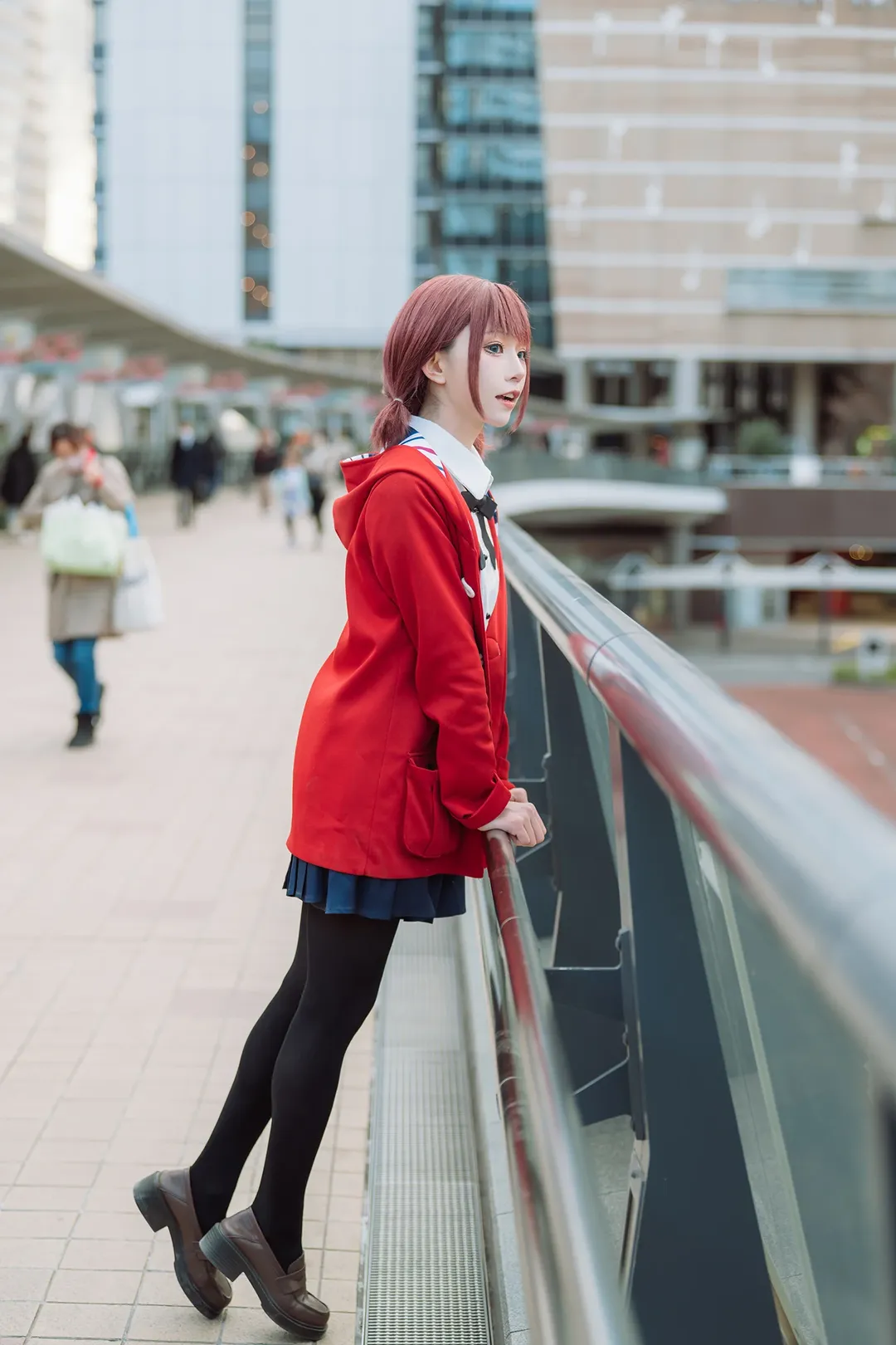 cosplay摄影, 哭泣少女乐队, 井芹仁菜cos, 川崎打卡, 日系街拍 - 第16张