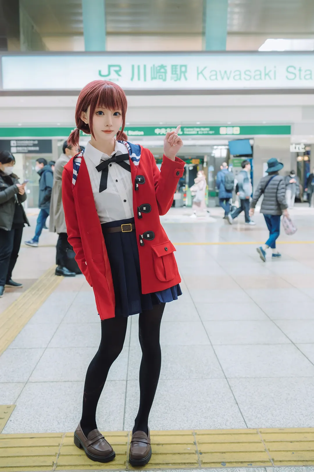 cosplay摄影, 哭泣少女乐队, 井芹仁菜cos, 川崎打卡, 日系街拍 - 第3张