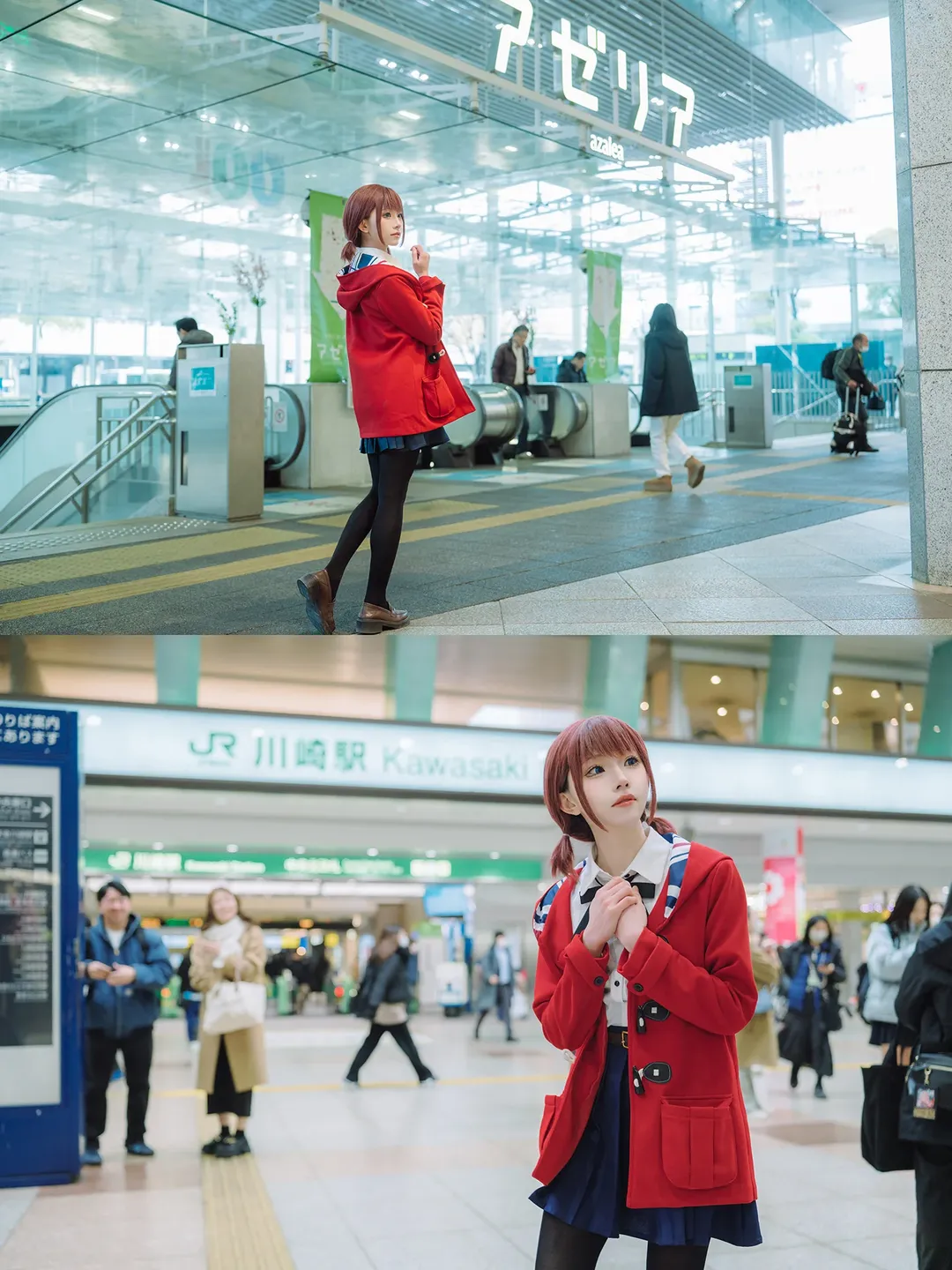 cosplay摄影, 哭泣少女乐队, 井芹仁菜cos, 川崎打卡, 日系街拍 - 第4张