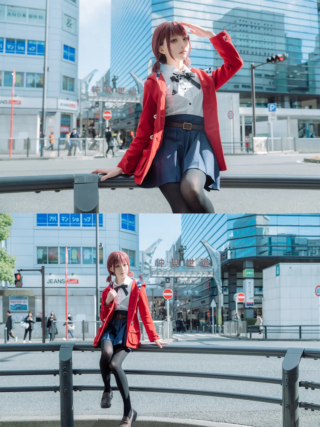 cosplay摄影, 哭泣少女乐队, 井芹仁菜cos, 川崎打卡, 日系街拍 - 第7张