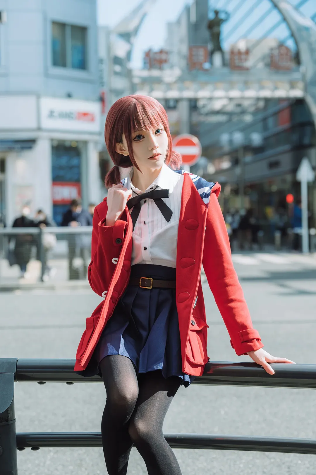 cosplay摄影, 哭泣少女乐队, 井芹仁菜cos, 川崎打卡, 日系街拍 - 第8张
