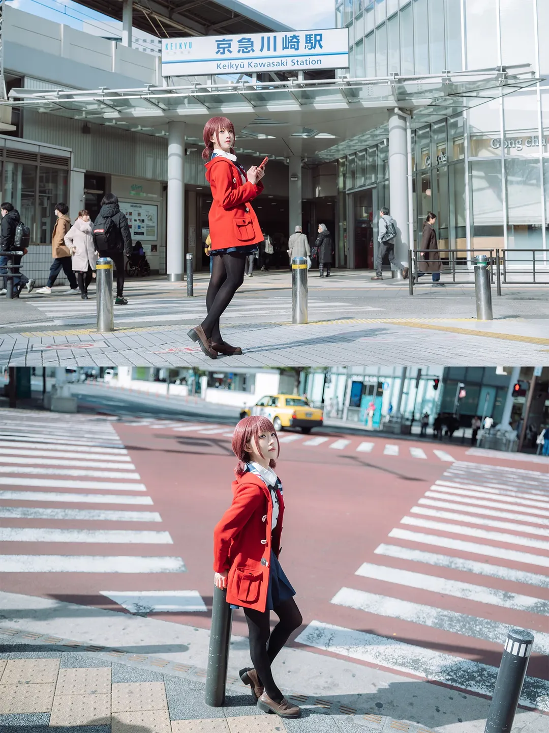 cosplay摄影, 哭泣少女乐队, 井芹仁菜cos, 川崎打卡, 日系街拍 - 第9张