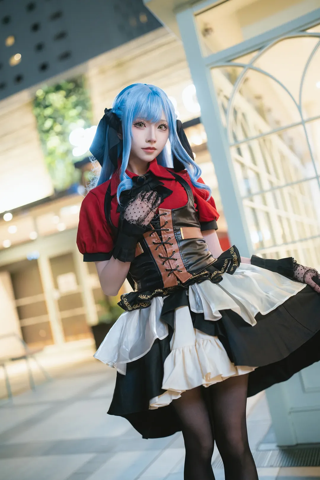 丰川祥子cos, 二次元cosplay, Ave Mujica, 夜景人像摄影, 街头风摄影 - 第10张