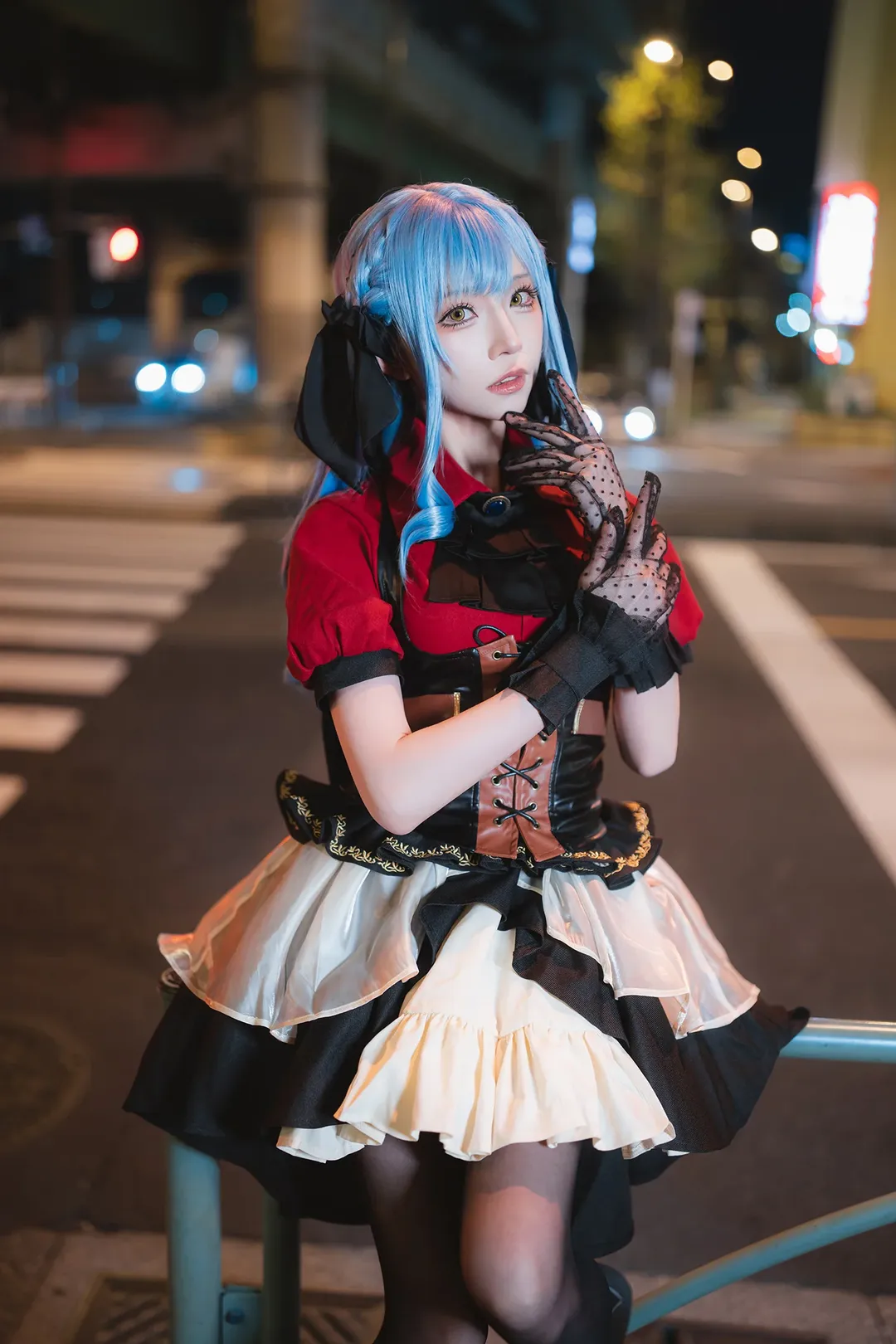 豊川祥子 コスプレ, アヴェムジカ, 二次元再現, コスプレコーディネート, 地下道撮影 - 10枚目