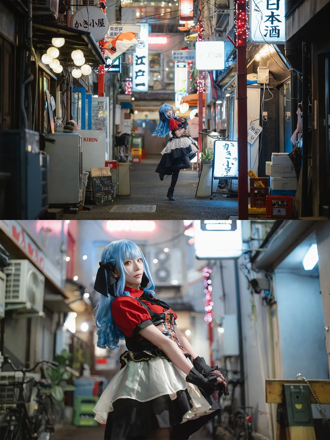 豊川祥子 コスプレ, アヴェムジカ, 二次元再現, コスプレコーディネート, 地下道撮影 - 12枚目