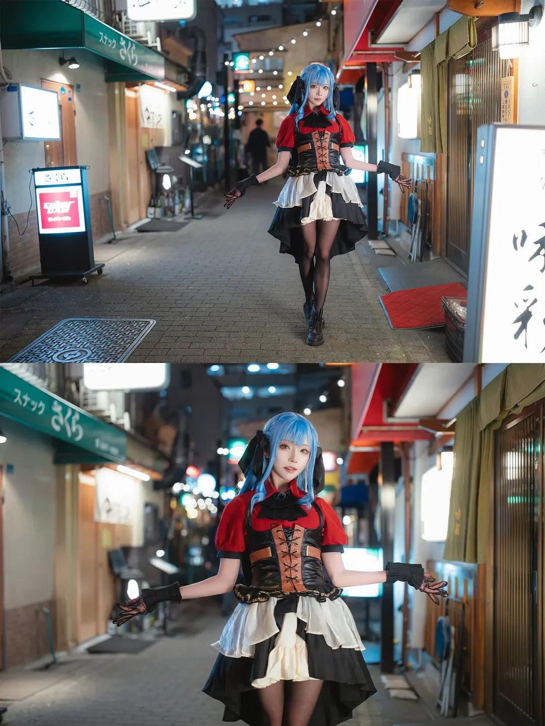 豊川祥子 コスプレ, アヴェムジカ, 二次元再現, コスプレコーディネート, 地下道撮影 - 13枚目