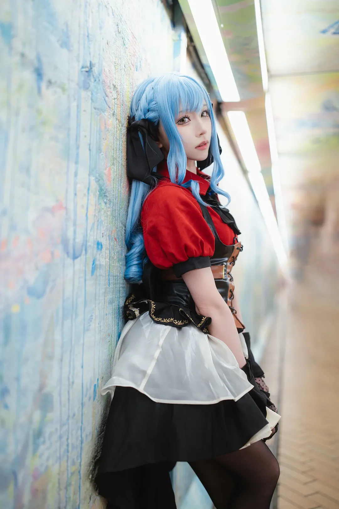 豊川祥子 コスプレ, アヴェムジカ, 二次元再現, コスプレコーディネート, 地下道撮影 - 5枚目
