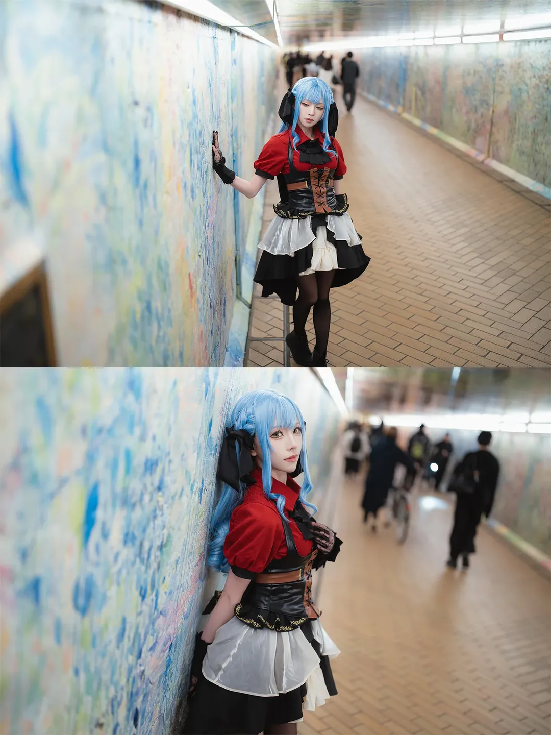 豊川祥子 コスプレ, アヴェムジカ, 二次元再現, コスプレコーディネート, 地下道撮影 - 6枚目