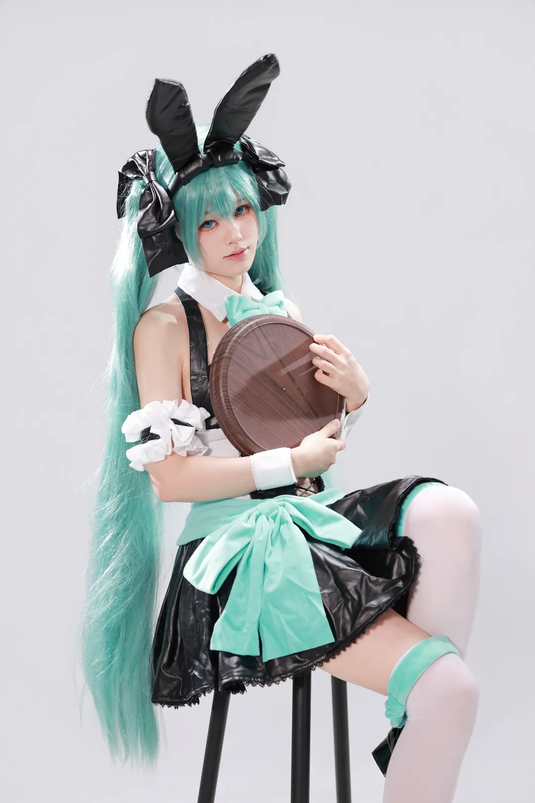 2D, Bunny girl, Maid outfit, Hatsune Miku, Hatsune Miku cosplay - Image 2