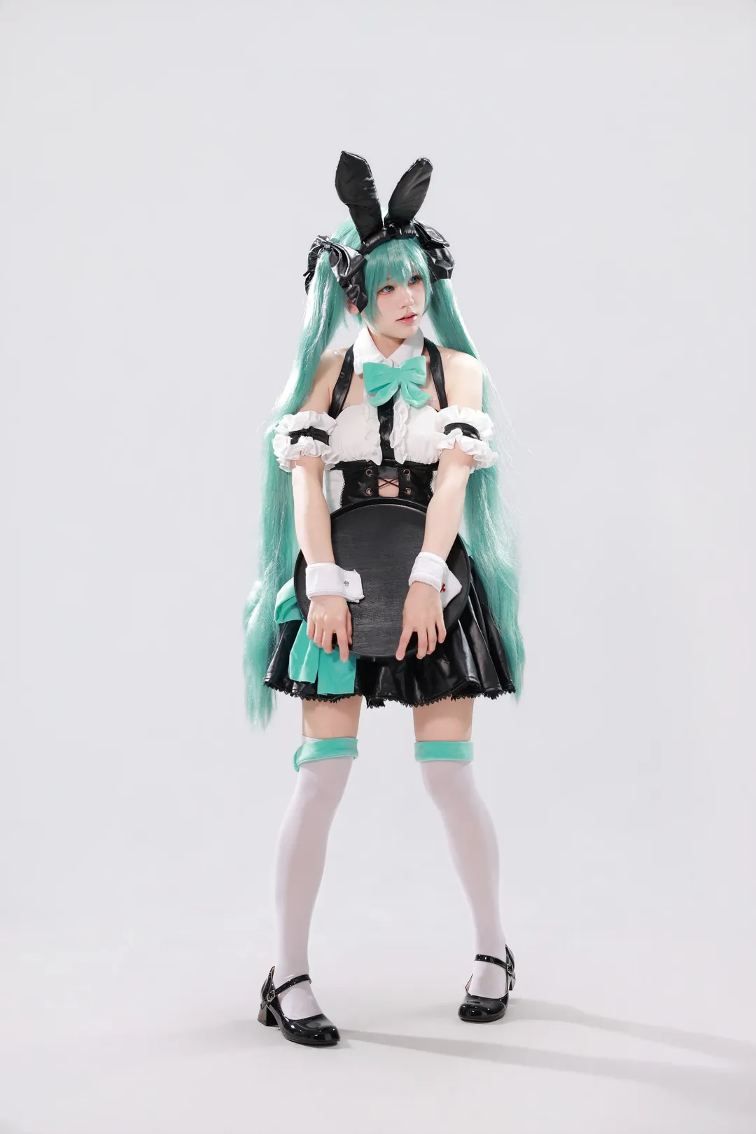 2D, Bunny girl, Maid outfit, Hatsune Miku, Hatsune Miku cosplay - Image 5