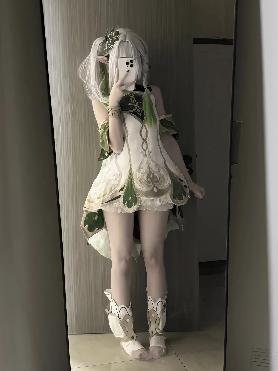 原神, 纳西妲cos, 草神, cosplay日常, 精灵耳装扮 - 第1张