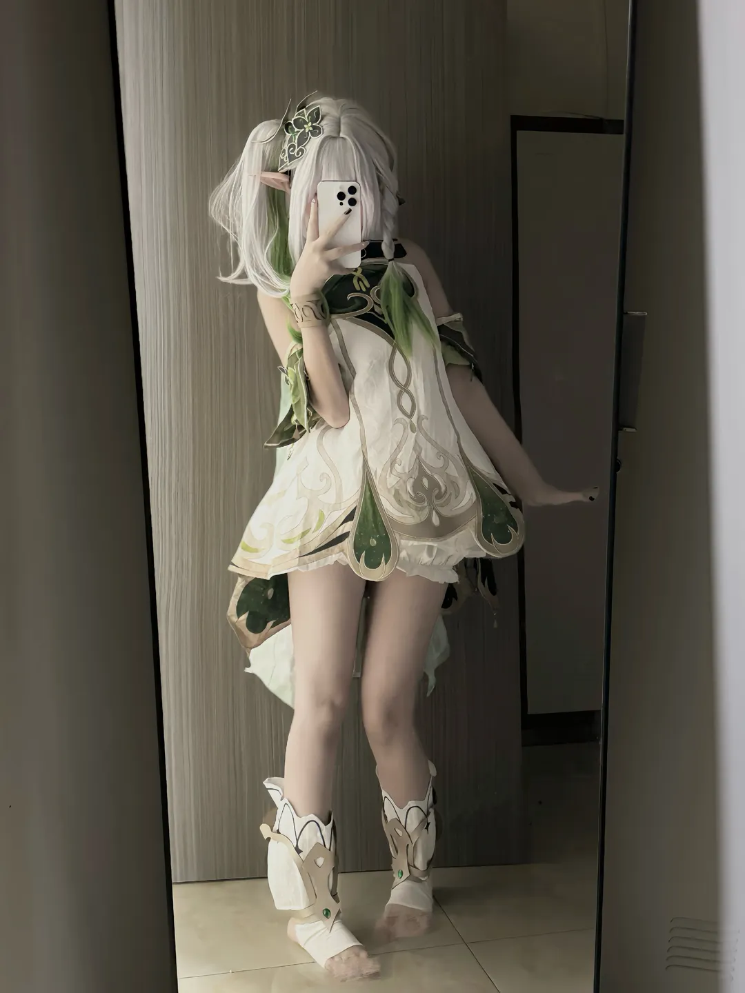 原神, 纳西妲cos, 草神, cosplay日常, 精灵耳装扮 - 第2张