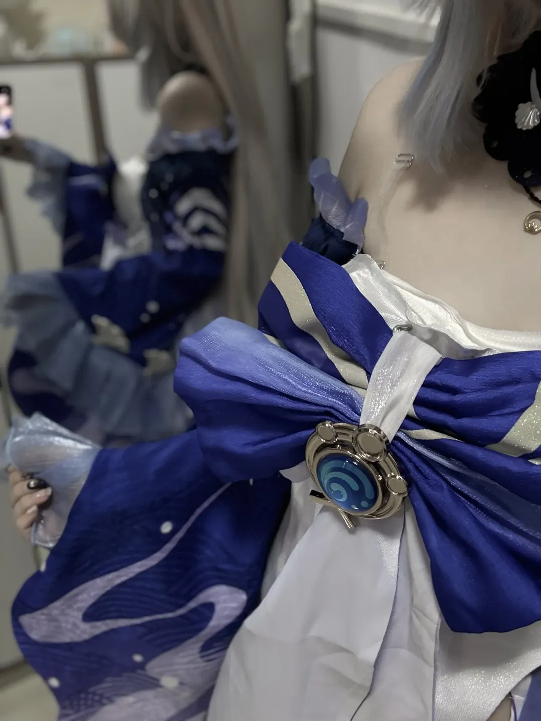 原神, 珊瑚宫心海cos, 二次元装扮, cosplay日常, 水元素 - 第3张