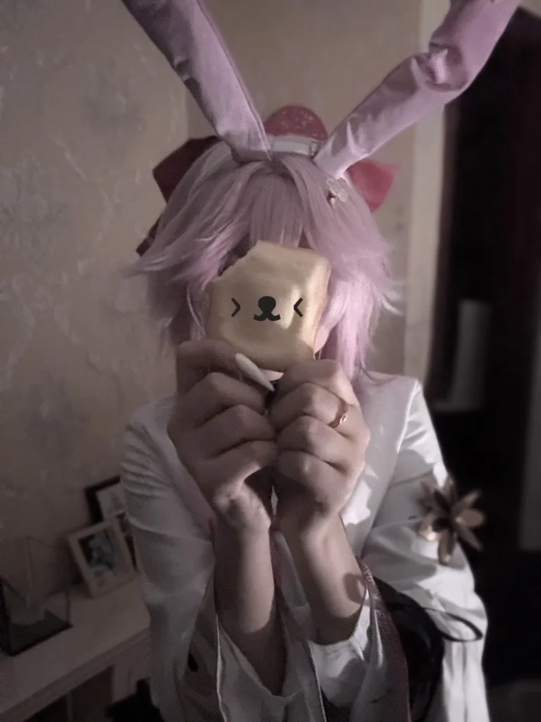 Anime girl, Honkai: Star Rail, Bunny ear outfit, Evanescia cosplay, Casual cosplay