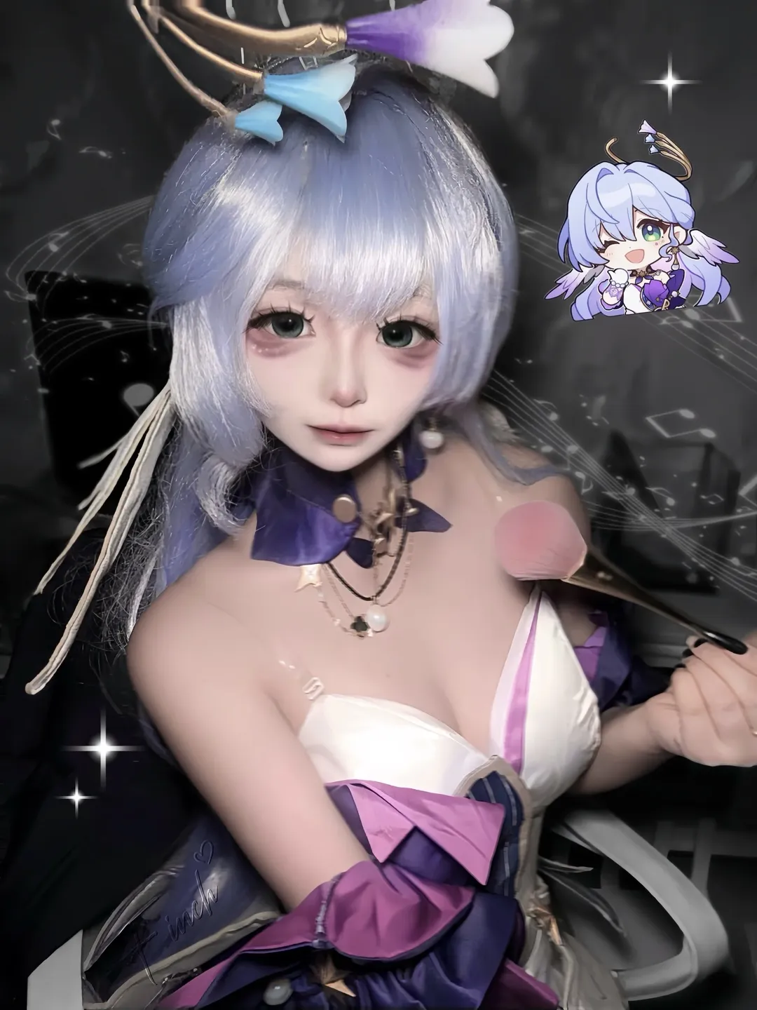 崩坏星穹铁道, 知更鸟cos, 服装还原, cosplay摄影, 二次元妆容 - 第1张